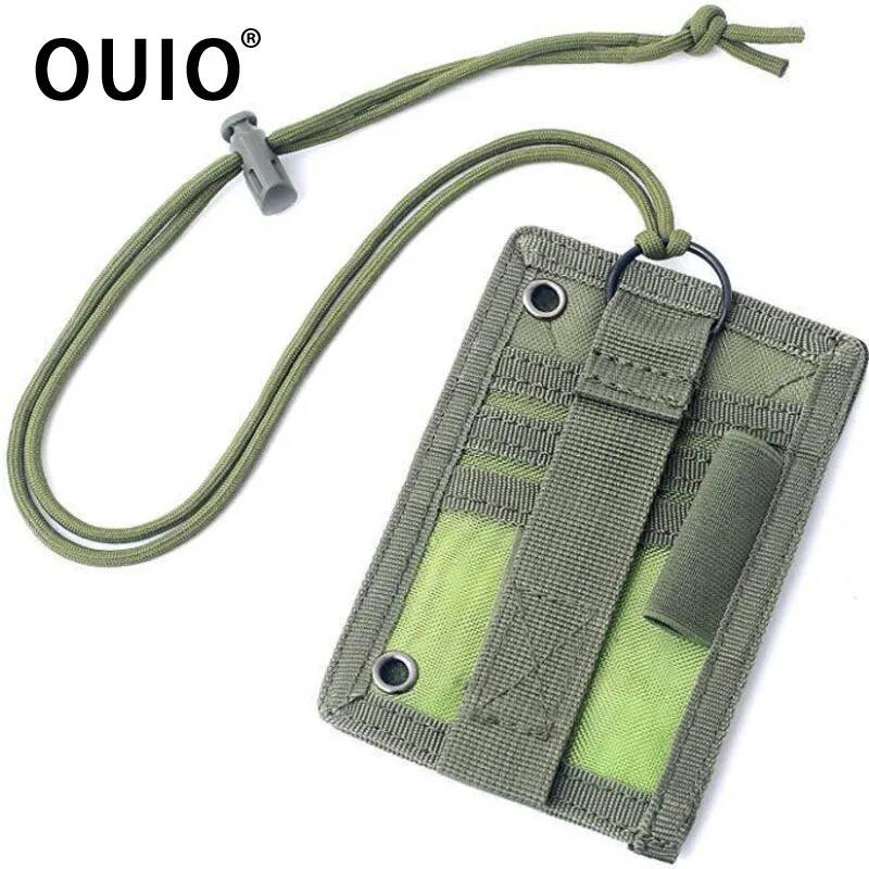 Lanyard Badge Holder - OUIO Tactical ID Card Holder Hook