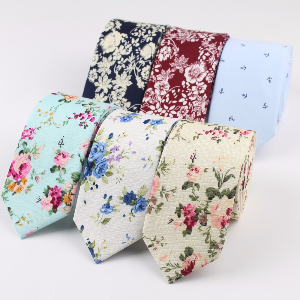 Skinny Tie Men - Nam Cotton Màu Sắc Rực Rỡ