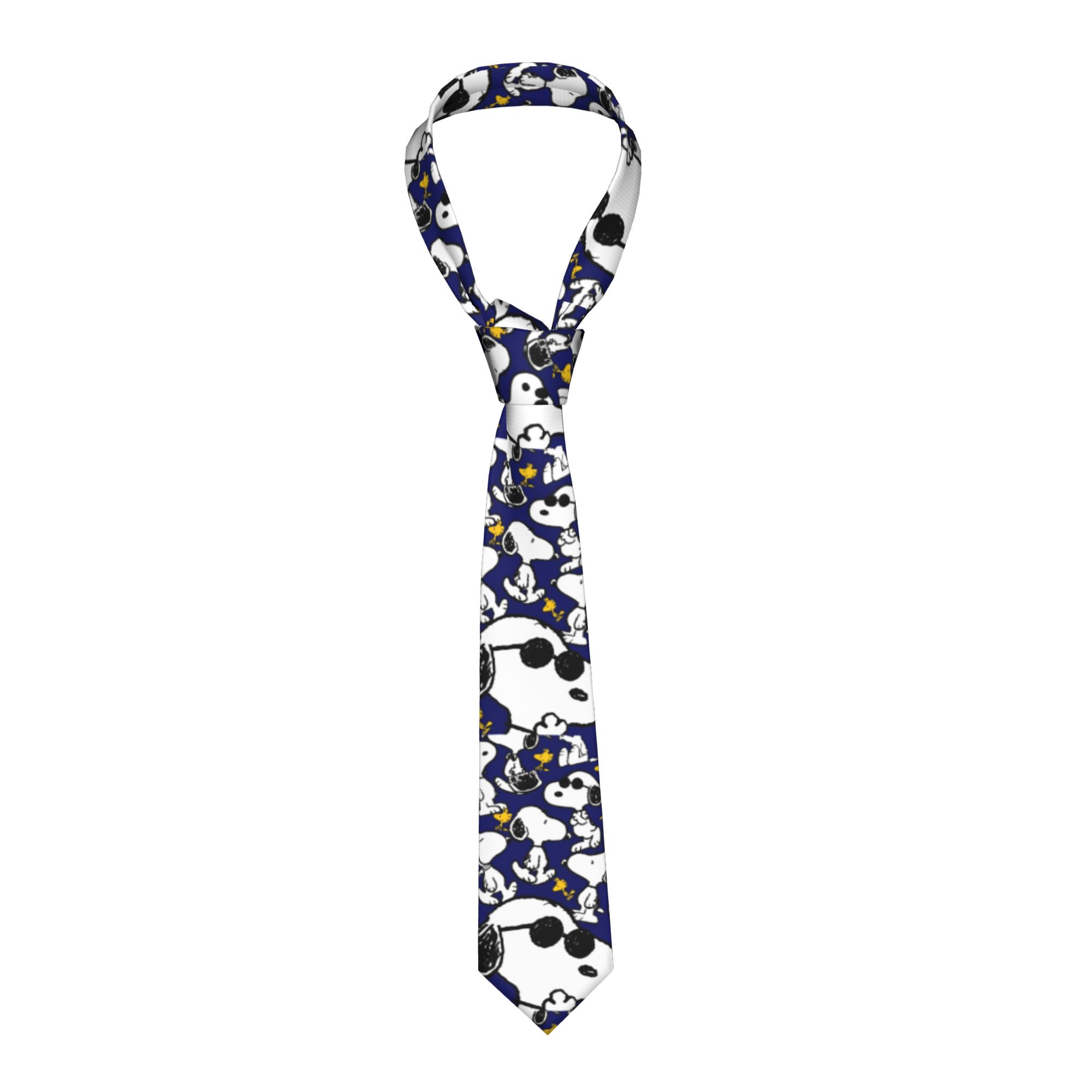 Skinny Tie Men - Snoopys Woodstock Necktie Unisex 8 cm