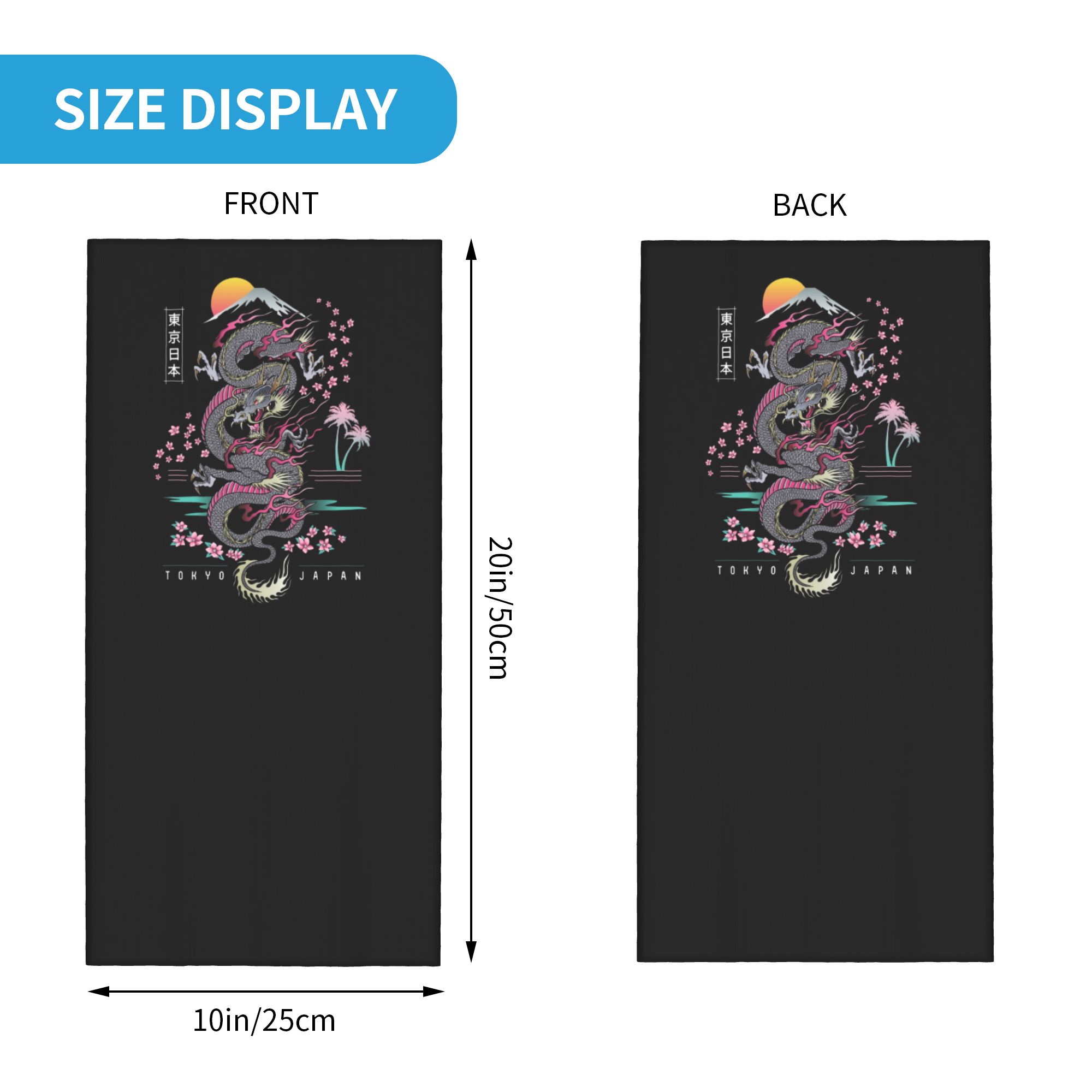 Custom Tokyo Japan Dragon Wint - đánh giá và giá Neck Warmer Tube