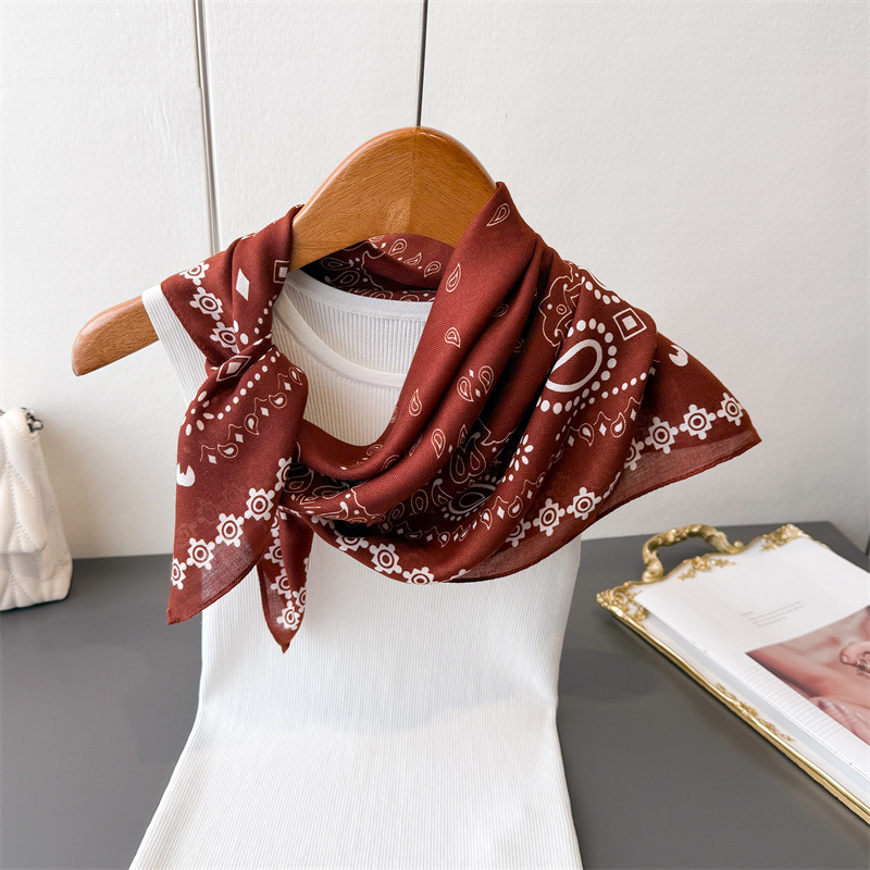 Pure Cotton Women Scarf Square - đánh giá và giá Bandana Cotton