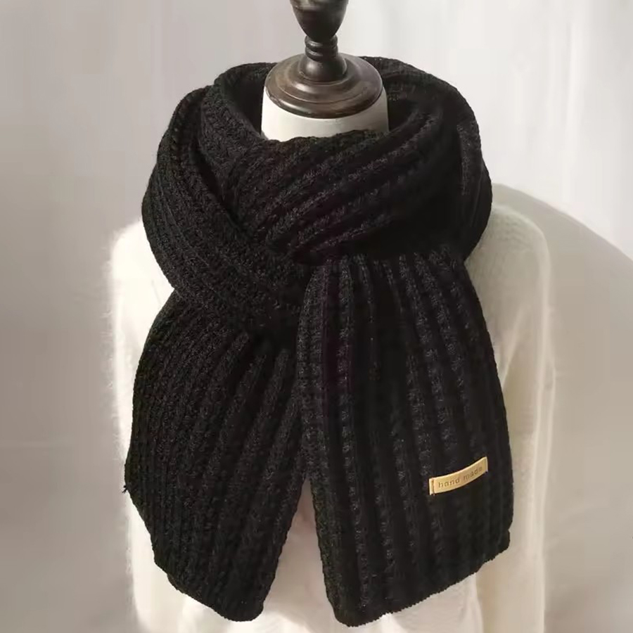 Thick Cable Knit Warm Cashmere - đánh giá và giá Muffler Men Wool