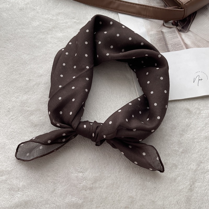 Lady Hair Dot Scarf Female Cot - đánh giá và giá Bandana Cotton