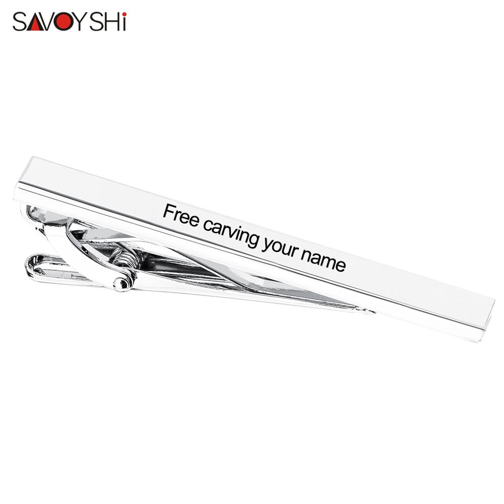 SAVOYSHI Free Engraving Name C - đánh giá và giá Tie Bar Set Gift