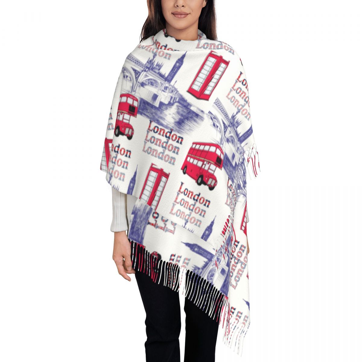 London England Scenes Shawls W - đánh giá và giá Pashmina Wrap Large