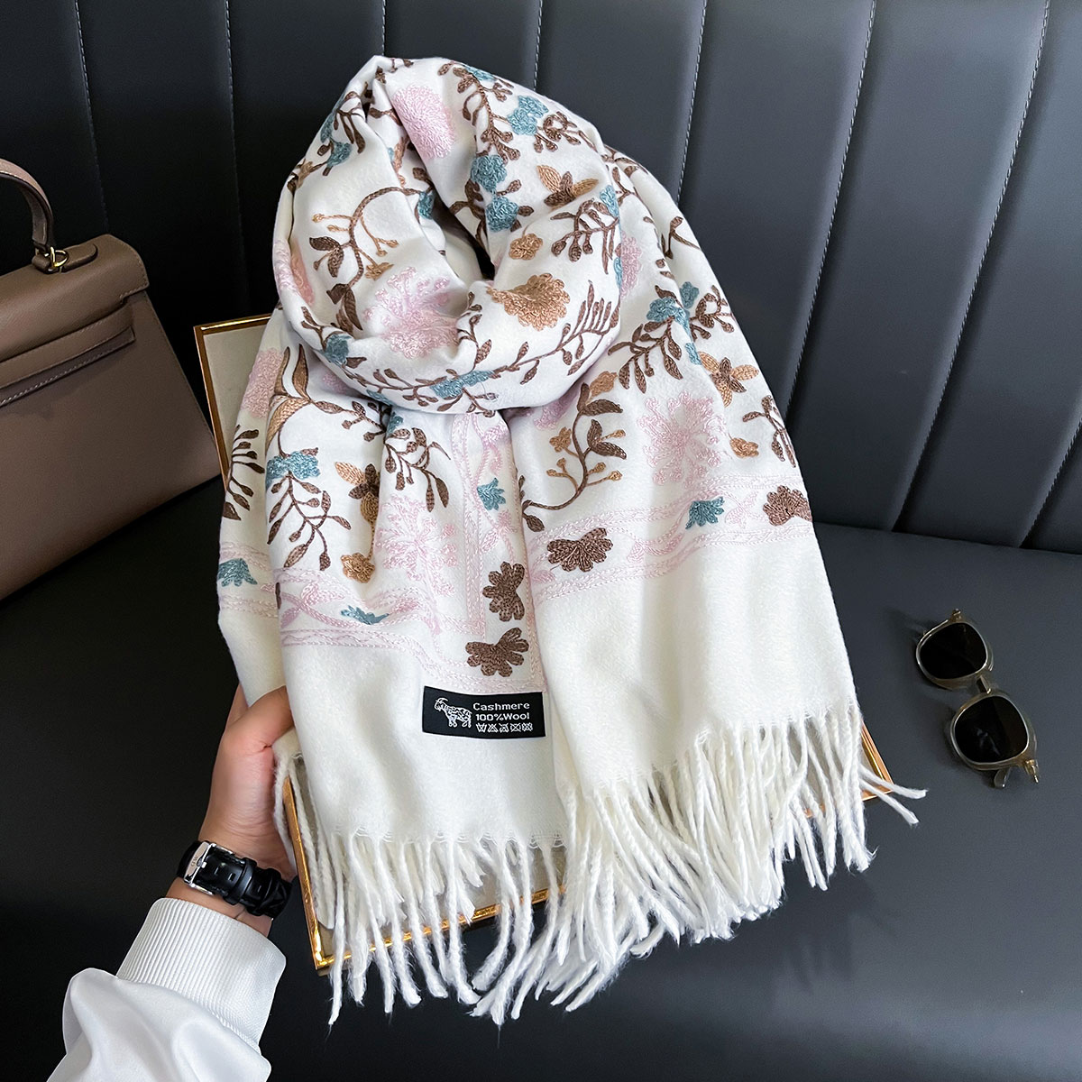 New Winter Warm Cashmere Scarf - đánh giá và giá Woven Scarf Blanket