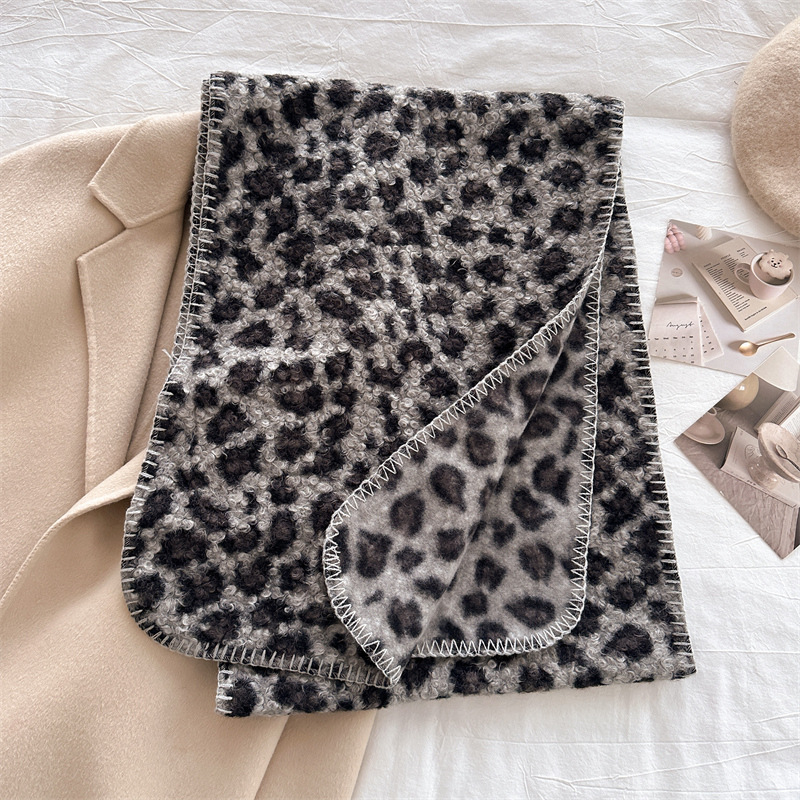 Autumn Winter Leopard Scarf Wo - đánh giá và giá Pashmina Wrap Large