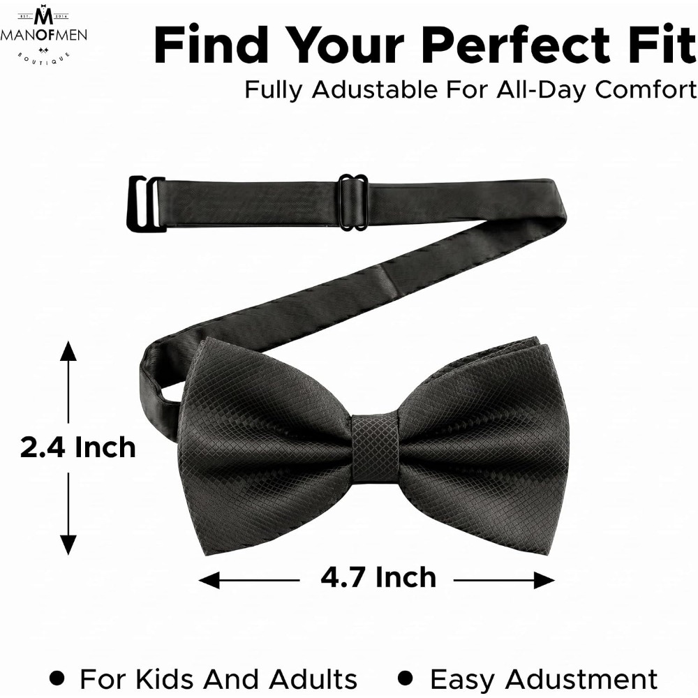 Polyester Solid Pretied Bow Ti - đánh giá và giá Bow Tie Pre Tied
