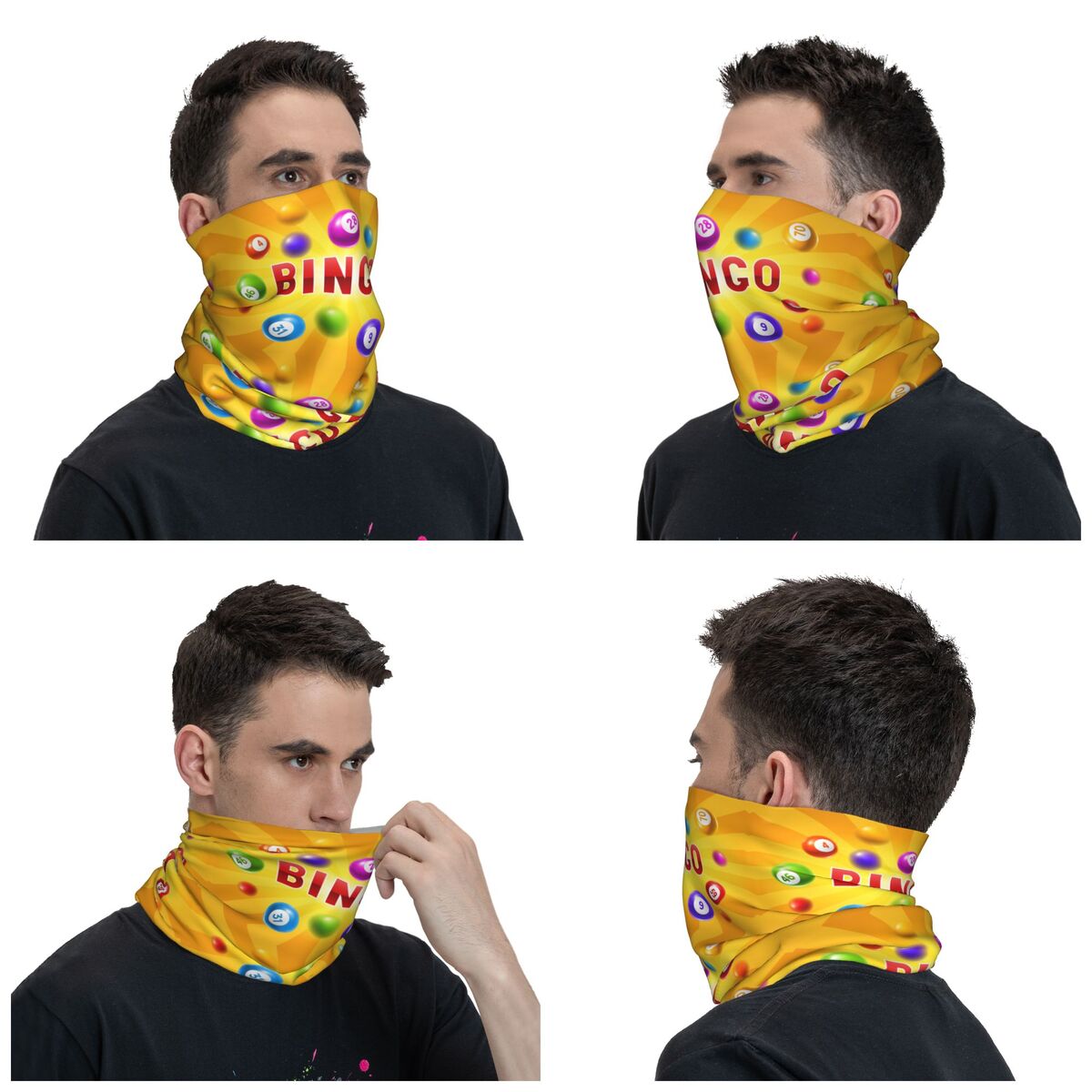Custom Hot Game Bingo Bandana  - đánh giá và giá Neck Warmer Tube
