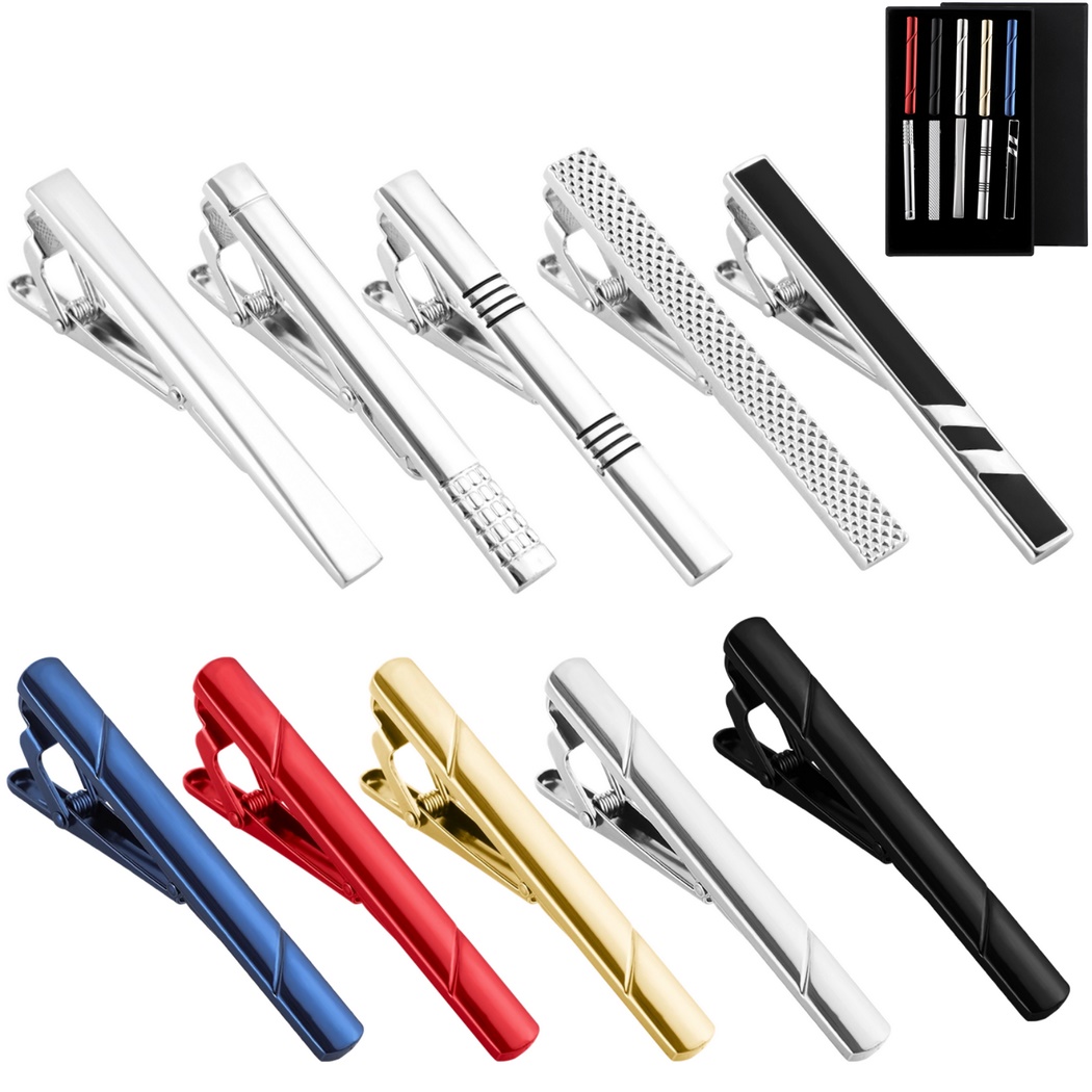 10Pcs Tie Clips Tie Clip Set F - đánh giá và giá Tie Bar Set Gift