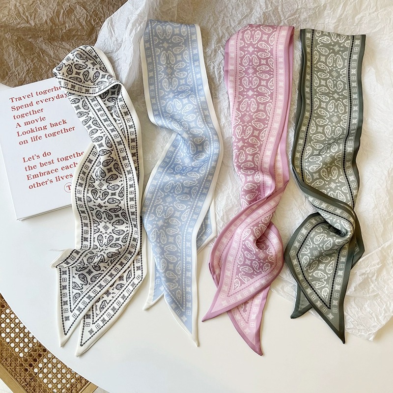 Set Series Silk Satin Scarf Wo - đánh giá và giá Ascot Neck Scarf