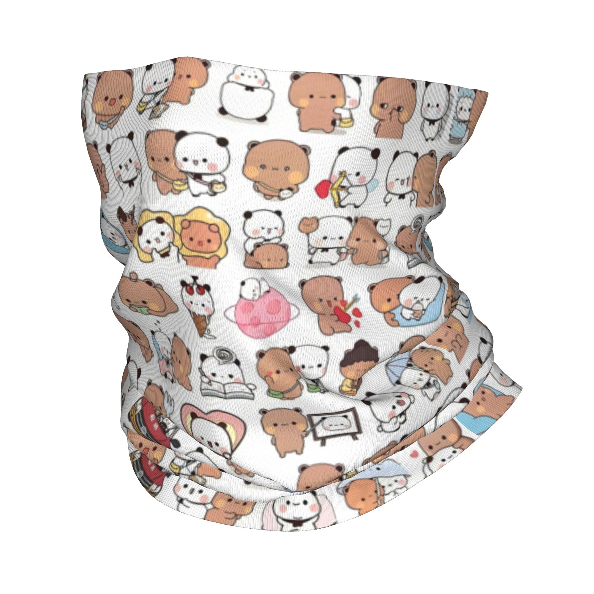Custom Bear Cartoon Peach And  - đánh giá và giá Neck Warmer Tube