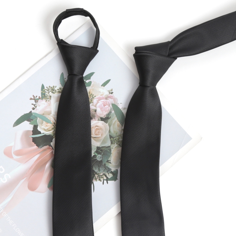 Black Colors Zipper Tie Handma - đánh giá và giá Skinny Tie Men