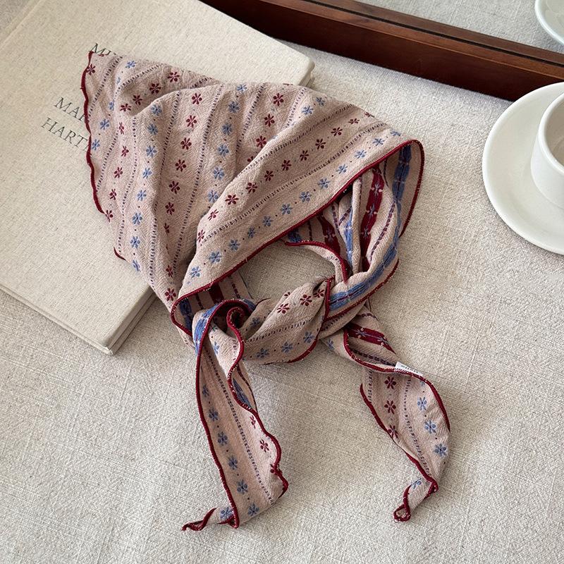 *1Pcs Soft Cotton Linen Triang - đánh giá và giá Bandana Cotton