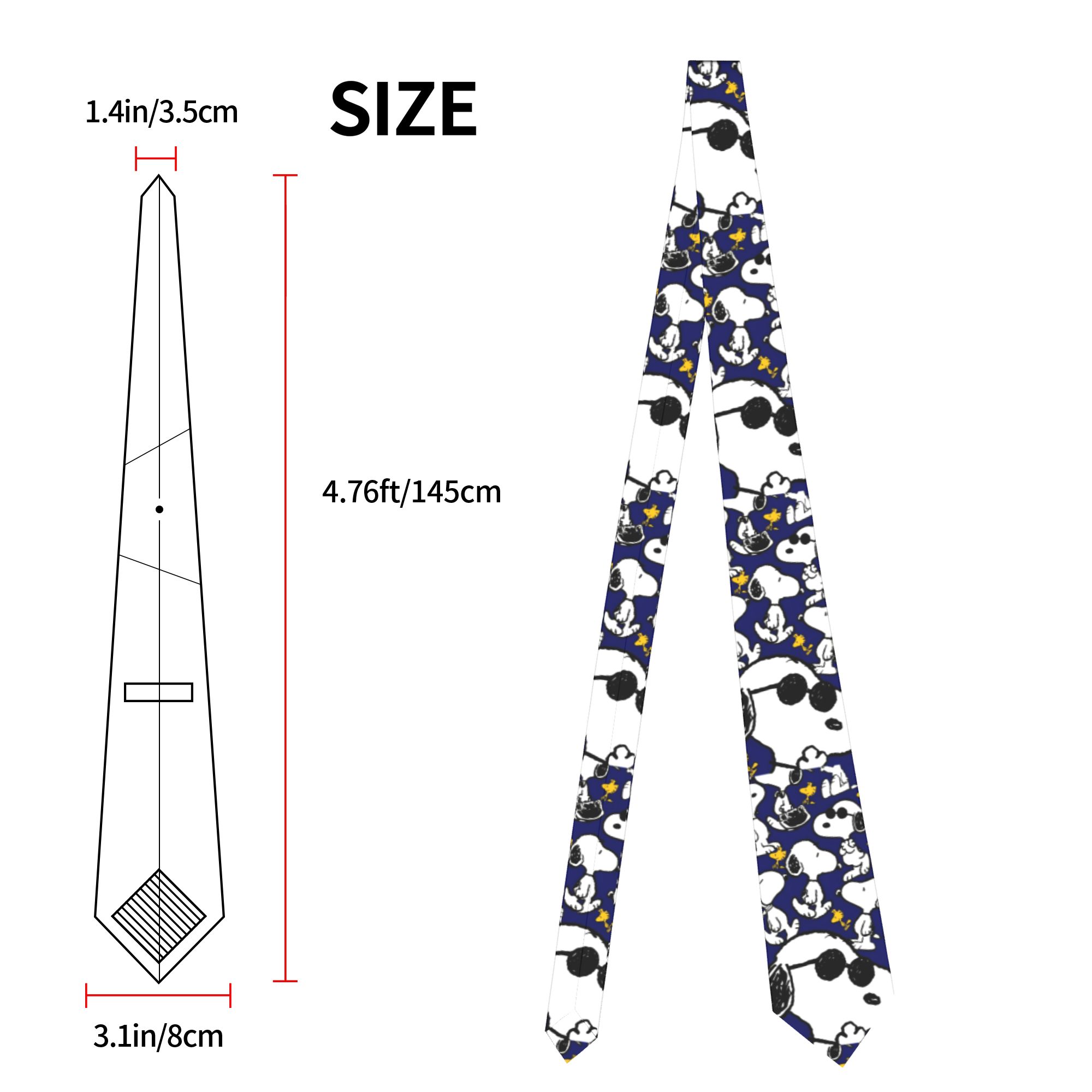 Snoopys Woodstock Necktie Unis - đánh giá và giá Skinny Tie Men
