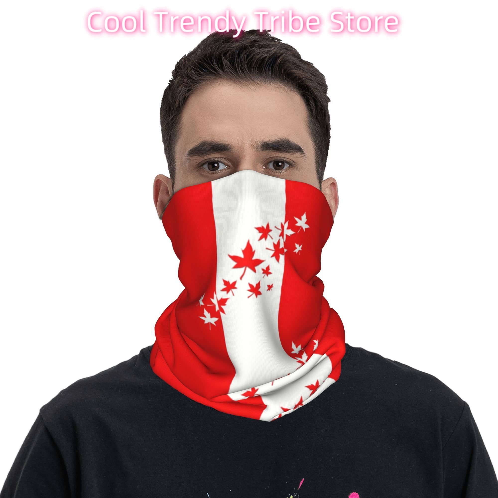 Custom Maple Leaf Canada Flag  - đánh giá và giá Neck Warmer Tube