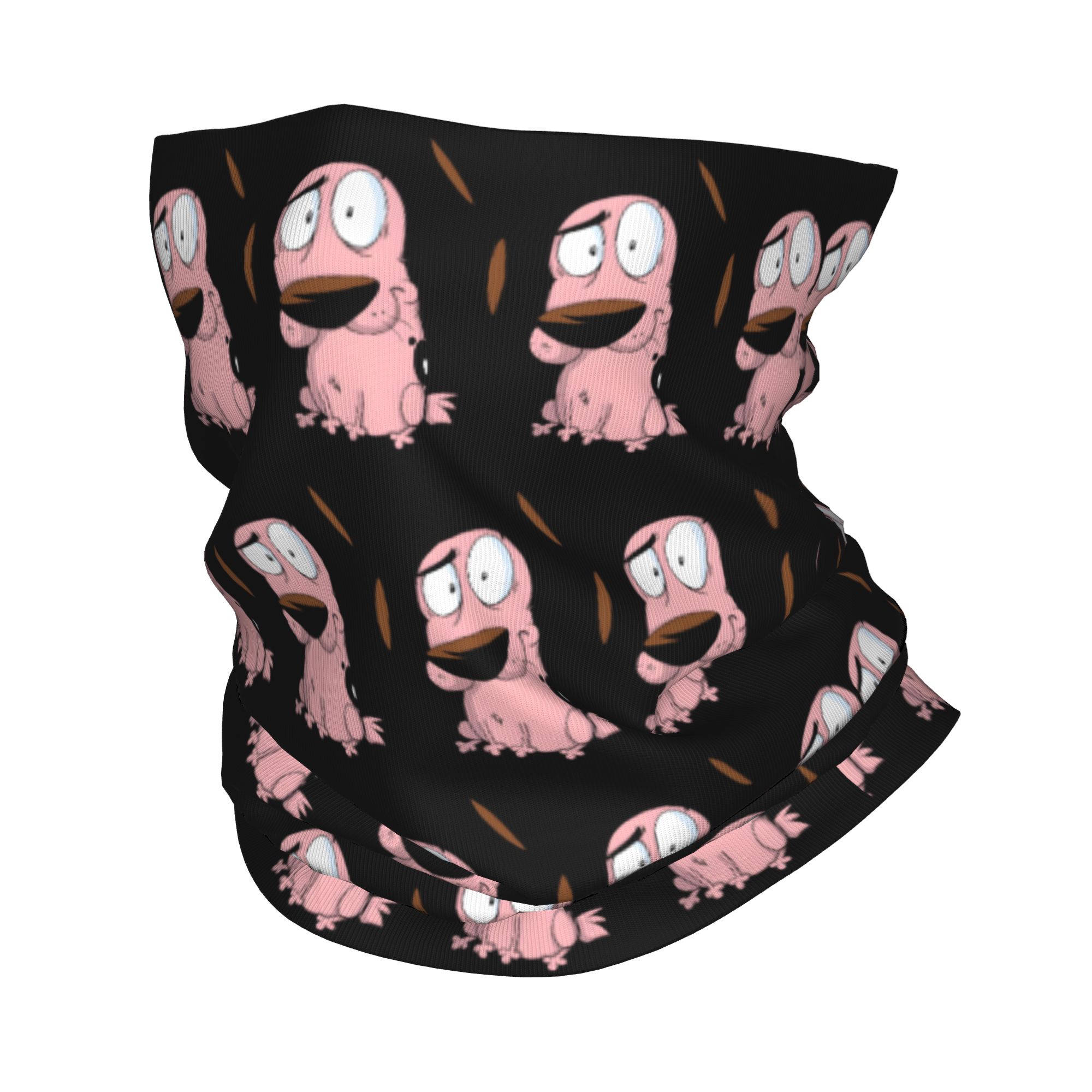 Custom Cartoon Courage Dog Win - đánh giá và giá Neck Warmer Tube