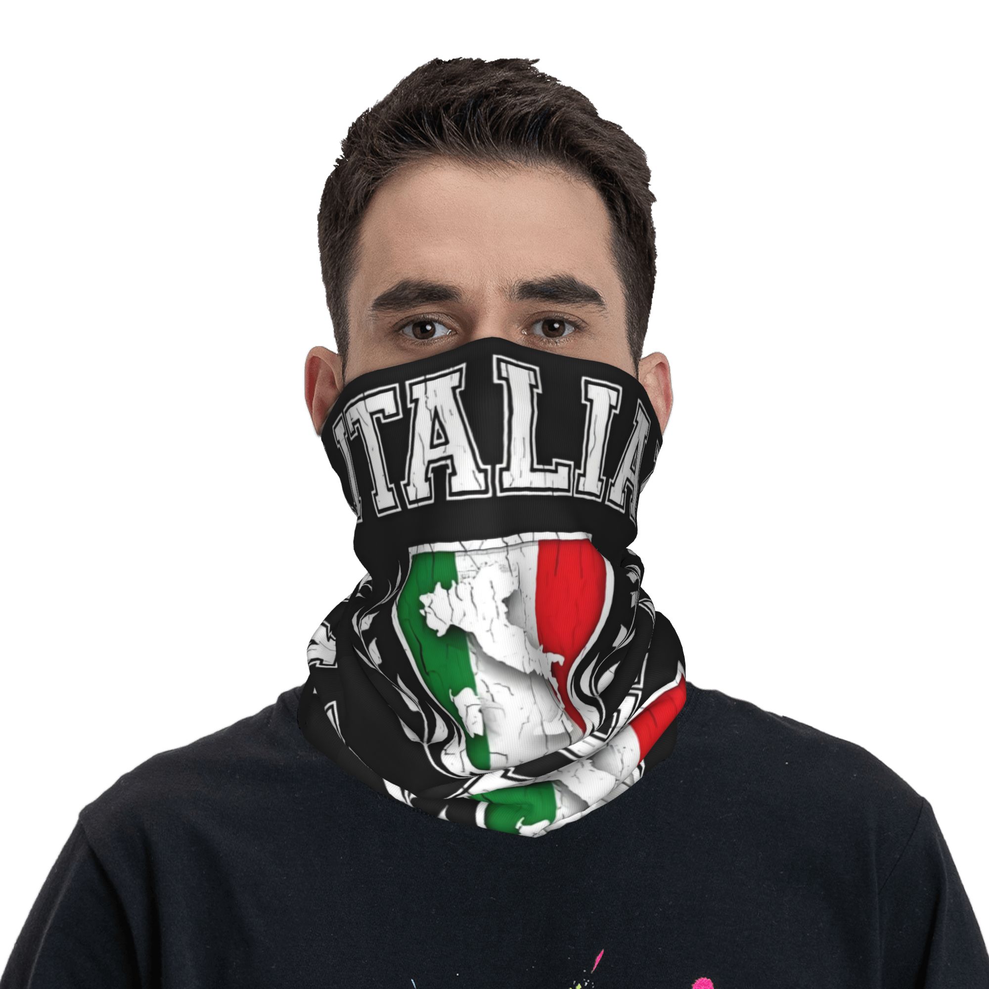 Custom Italy Flag Bandana Neck - đánh giá và giá Neck Warmer Tube
