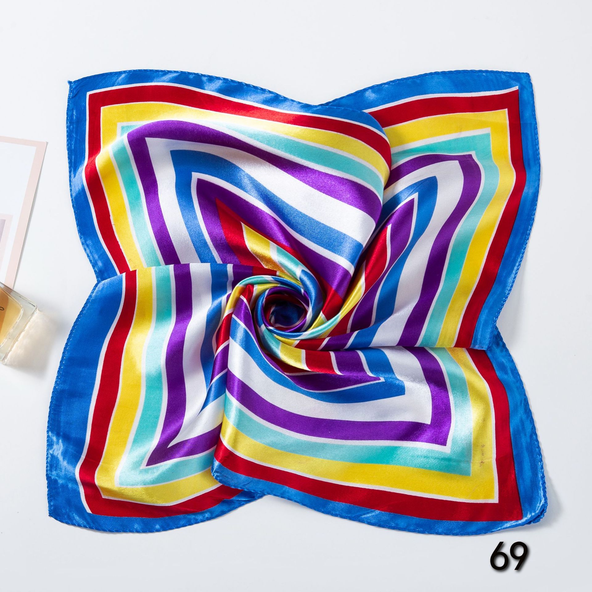 50*50cm Square Silk Scarves Sc - đánh giá và giá Ascot Neck Scarf