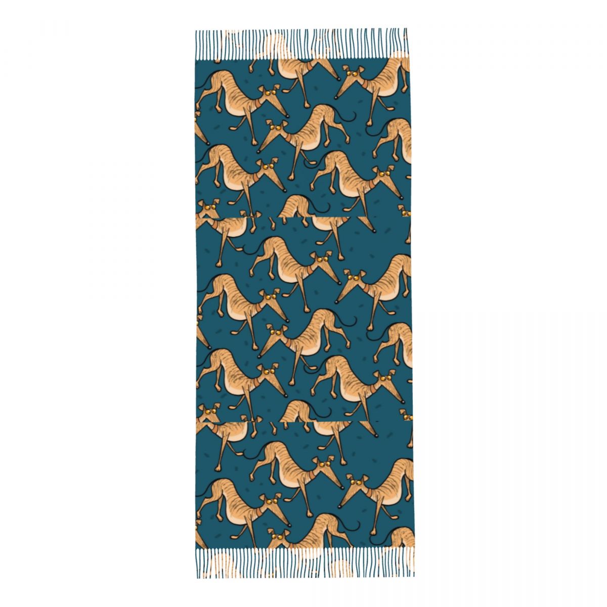 Greyhound Whippet Lurcher Dog  - đánh giá và giá Pashmina Wrap Large