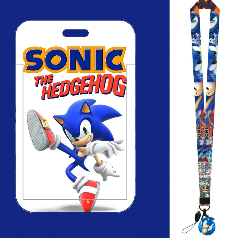 Cartoon Sonic Bus Card Holder  - đánh giá và giá Lanyard Badge Holder