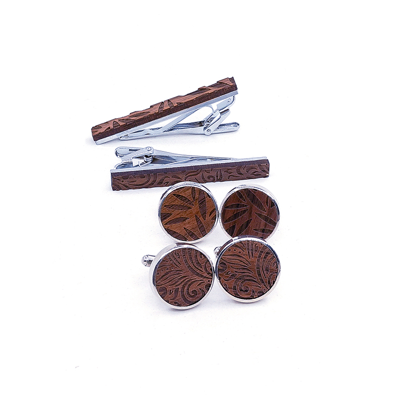 2019 Dây Thắt Kẹp Bộ Nam Gỗ Vi - đánh giá và giá Tie Bar Set Gift