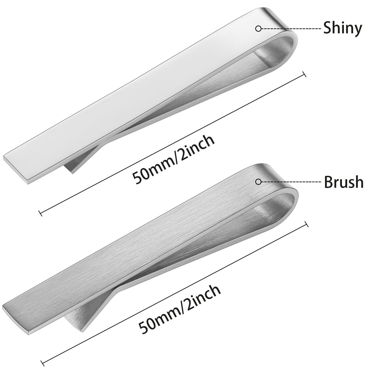HAWSON 2 in shiny and brushTie - đánh giá và giá Tie Bar Set Gift