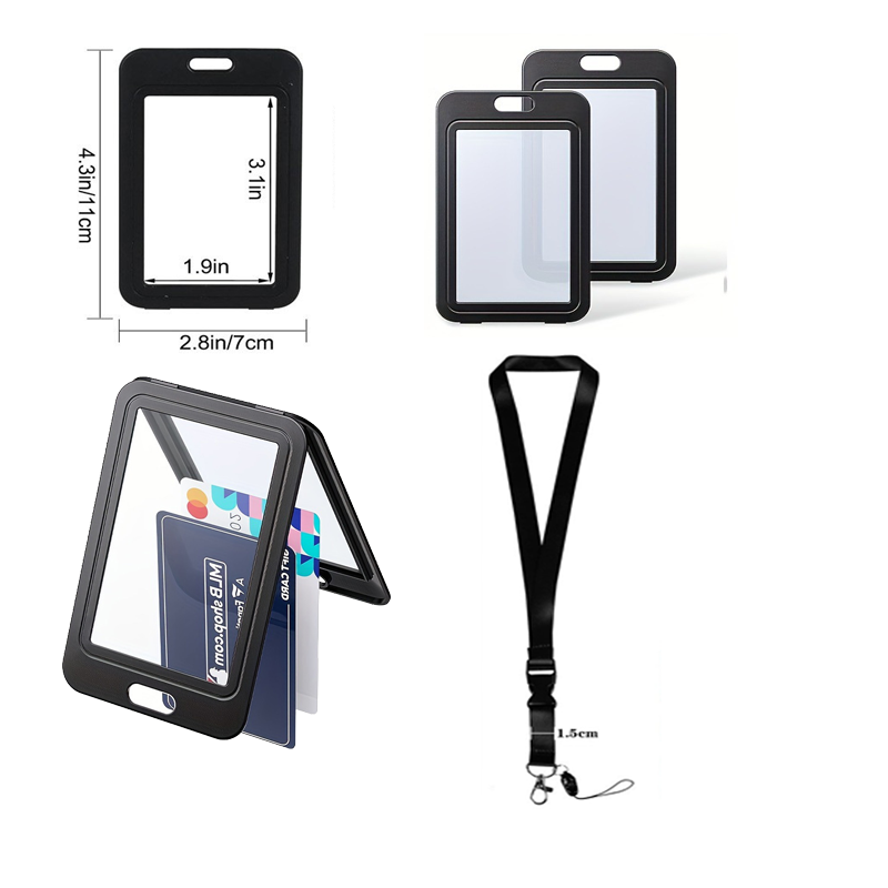 3PCS Plastic Badge Employee Ba - đánh giá và giá Lanyard Badge Holder