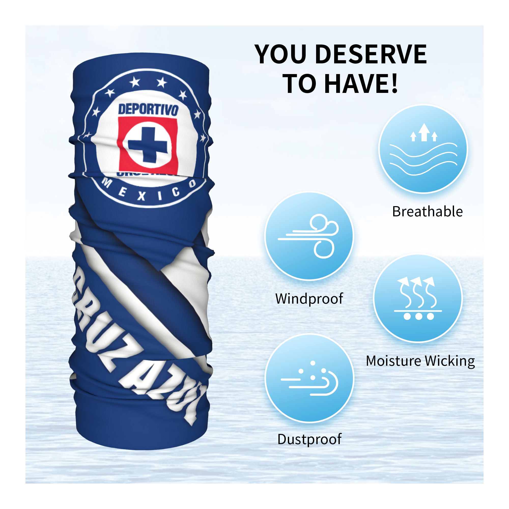 Mexico Football Club Soccer FC - đánh giá và giá Neck Warmer Tube