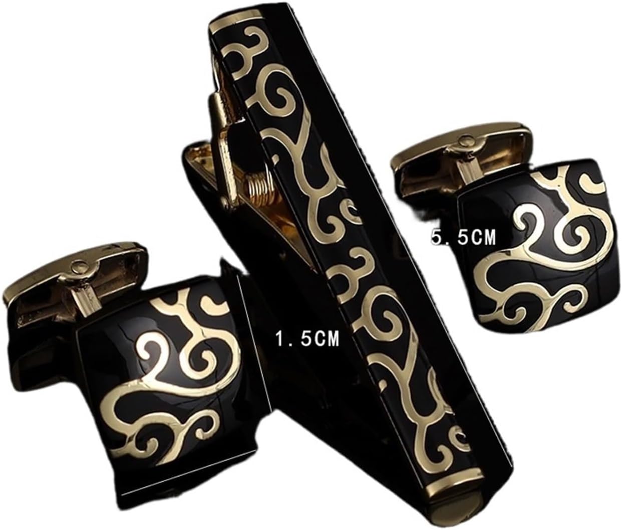2 Sets,Mens Ties Clip Cufflink - đánh giá và giá Tie Bar Set Gift