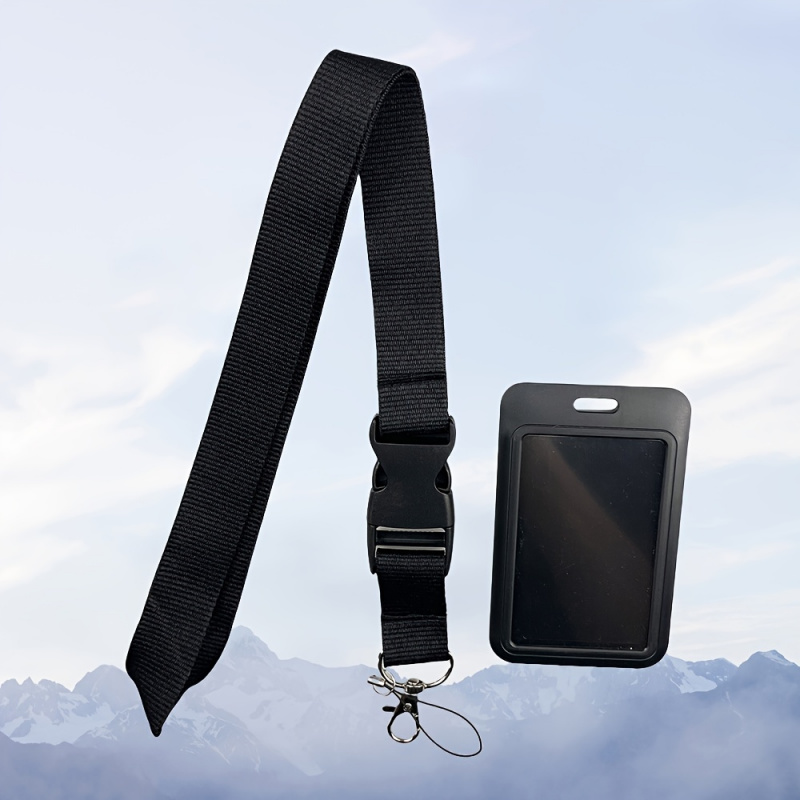 Black Neck Lanyard Badge Holde - đánh giá và giá Lanyard Badge Holder