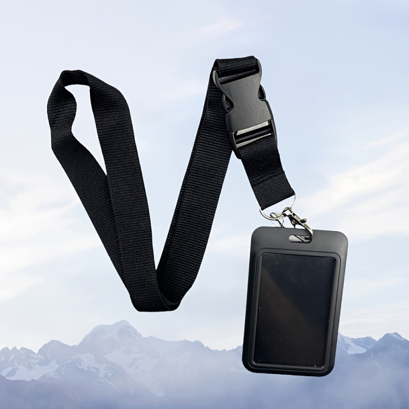 Black Neck Lanyard Badge Holde - đánh giá và giá Lanyard Badge Holder