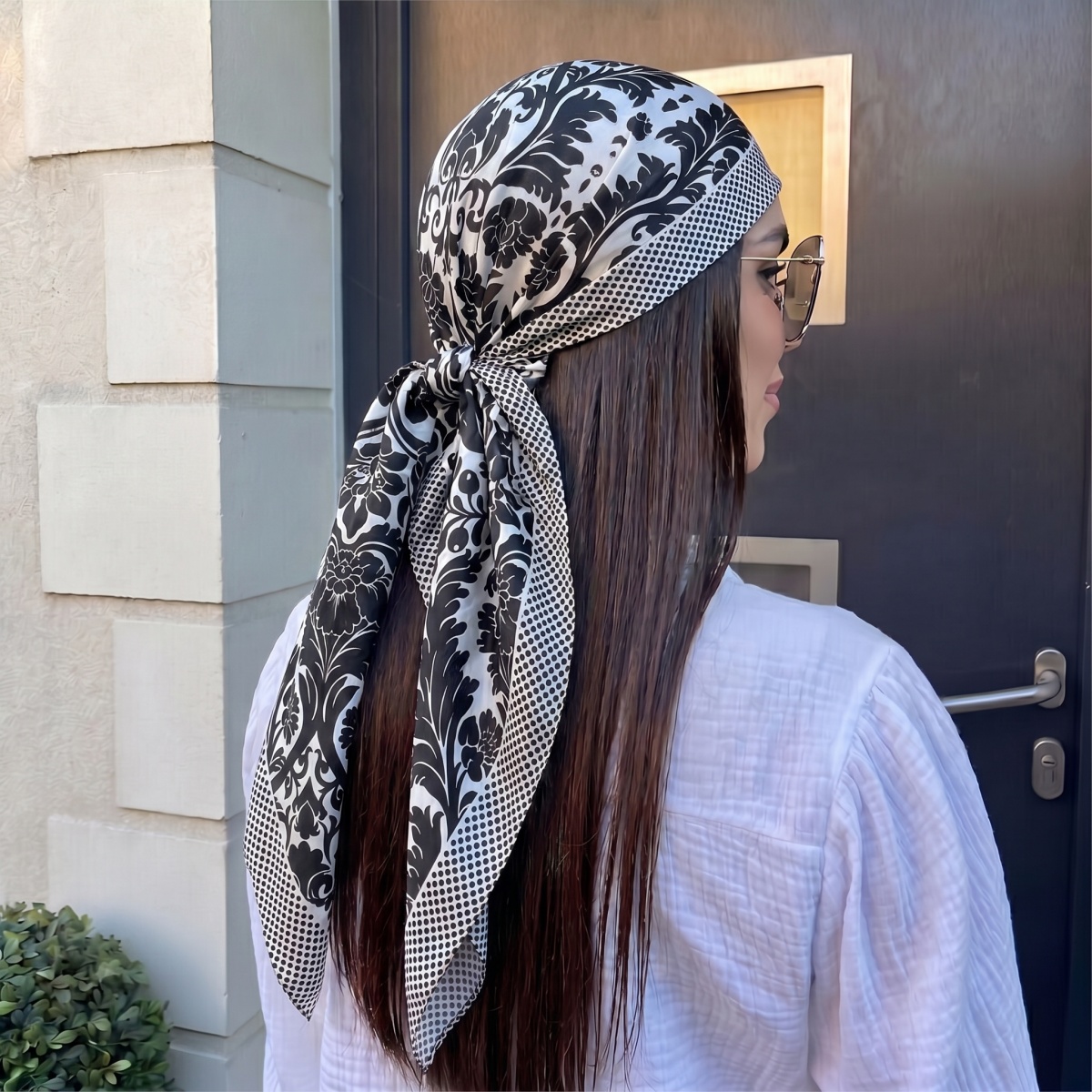 NEW Women Silk Square Scarf La - đánh giá và giá Pashmina Wrap Large