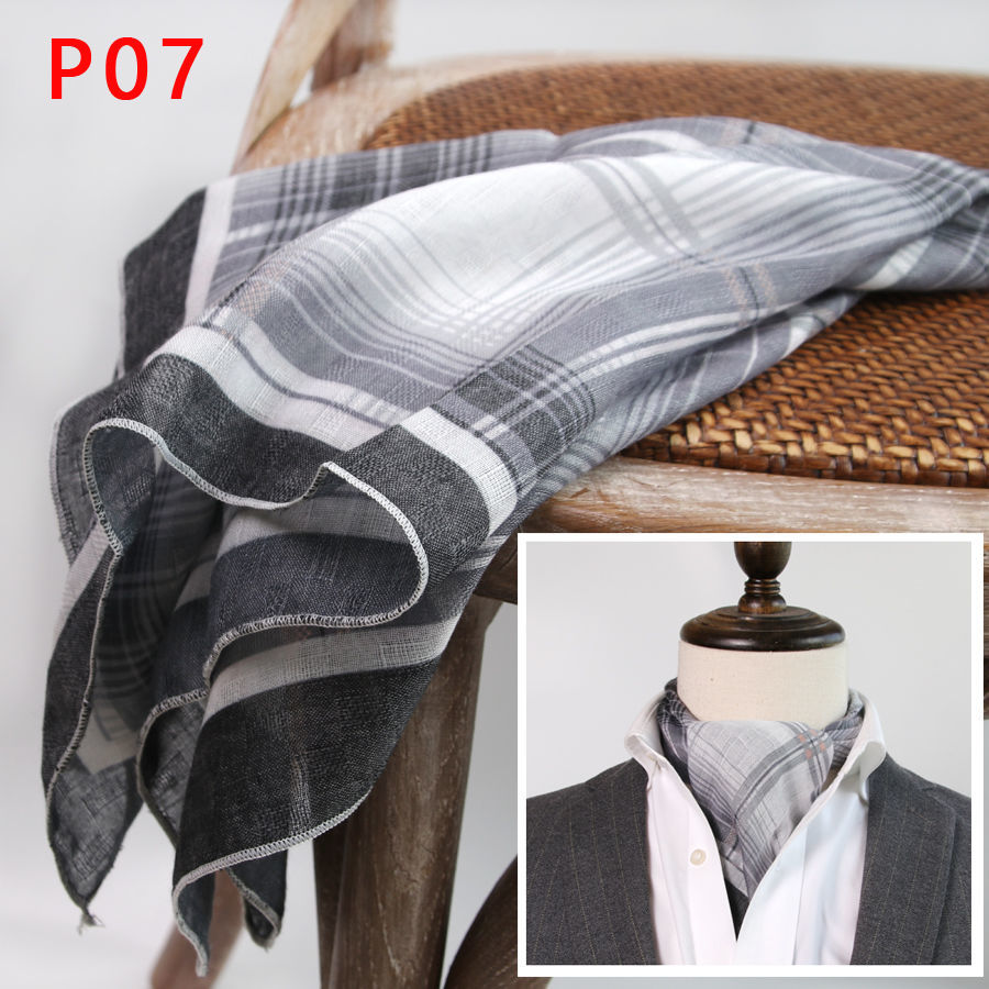 Men's Square Scarf with Button - đánh giá và giá Bandana Cotton