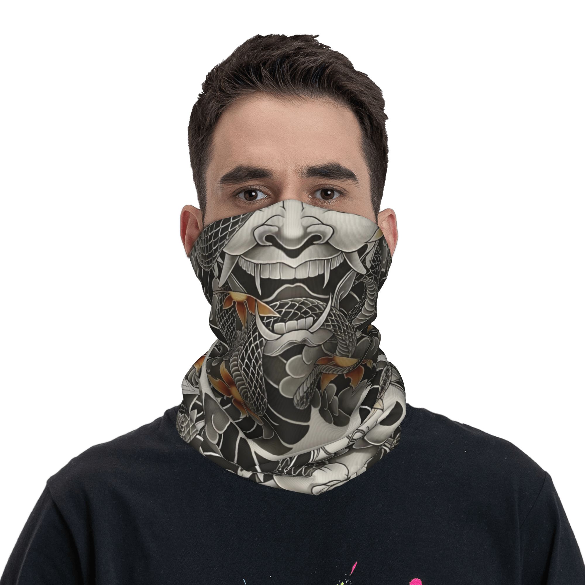 Custom Samurai Oni Demon Banda - đánh giá và giá Neck Warmer Tube