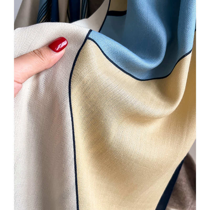 Luxury Brand Scarf  Wool Cotto - đánh giá và giá Pashmina Wrap Large