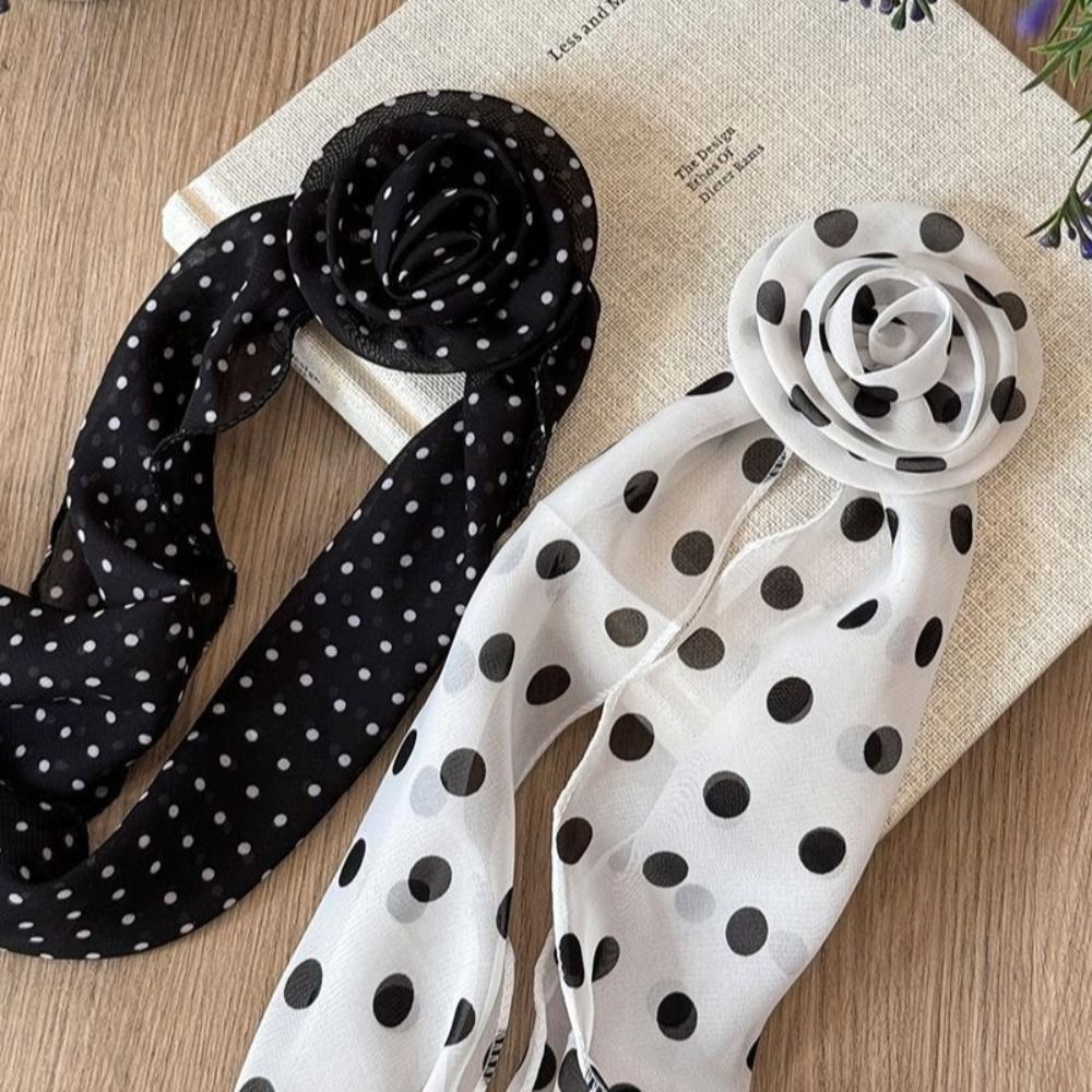 New Detachable Chiffon Long Sc - đánh giá và giá Ascot Neck Scarf