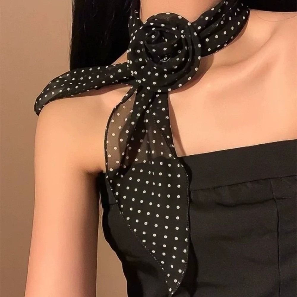 New Detachable Chiffon Long Sc - đánh giá và giá Ascot Neck Scarf