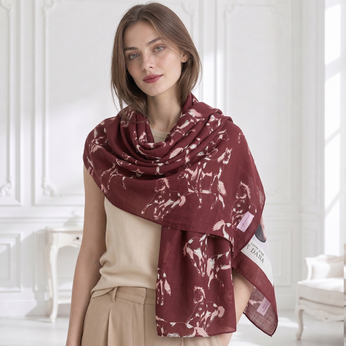 Scarf Female Cotton Muslim Wra - đánh giá và giá Pashmina Wrap Large