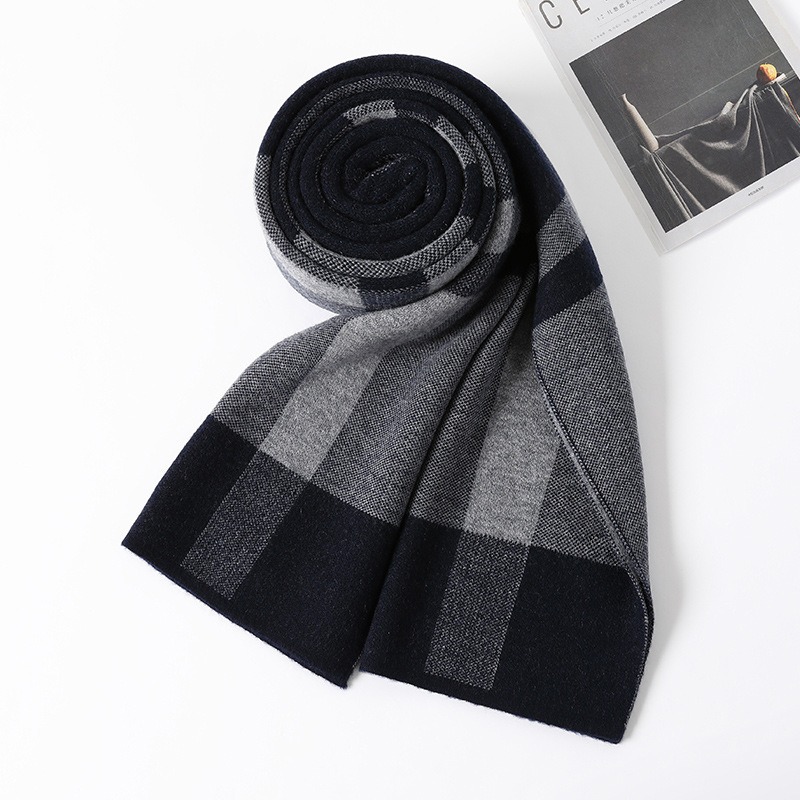 Luxury Scarf Man Winter Warm W - đánh giá và giá Muffler Men Wool