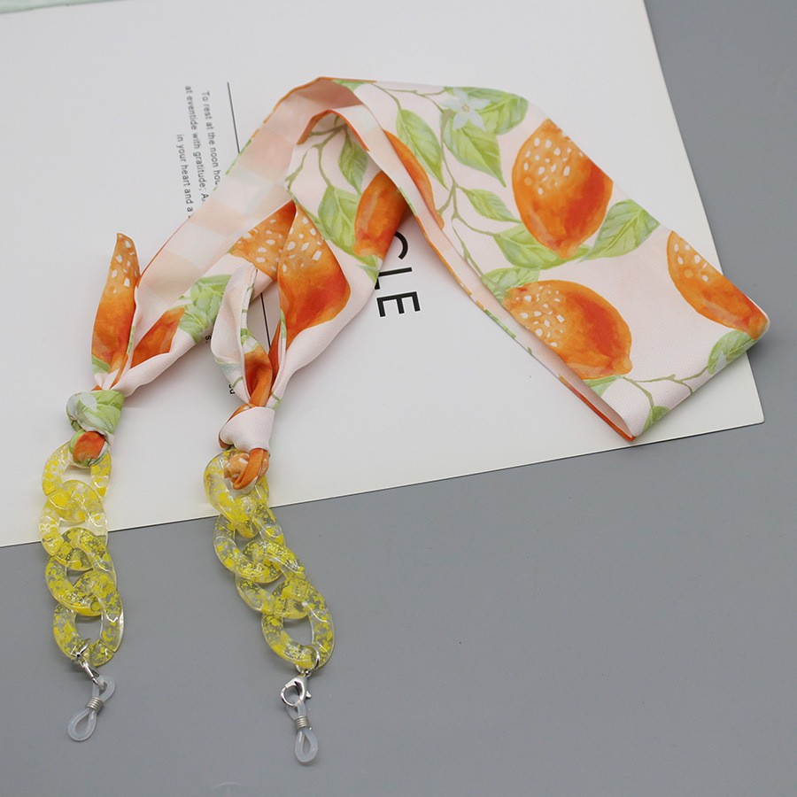 Bohemia Print Silk Scarf Glass - đánh giá và giá Silk Neck Scarf