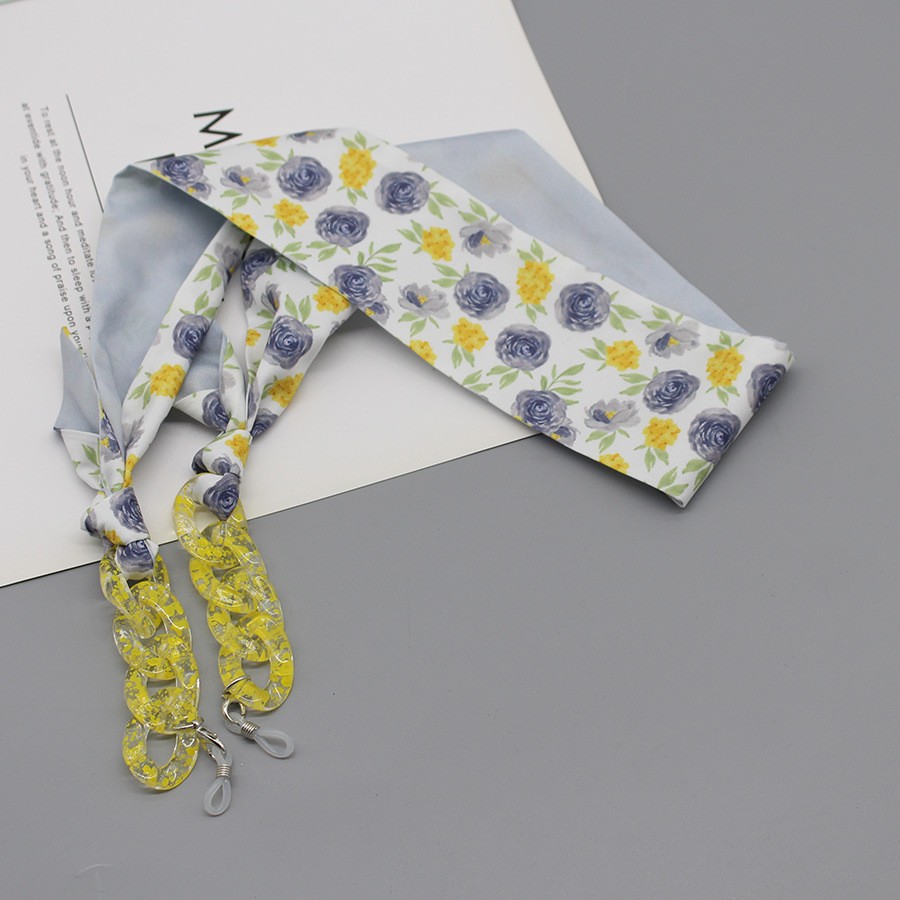 Bohemia Print Silk Scarf Glass - đánh giá và giá Silk Neck Scarf