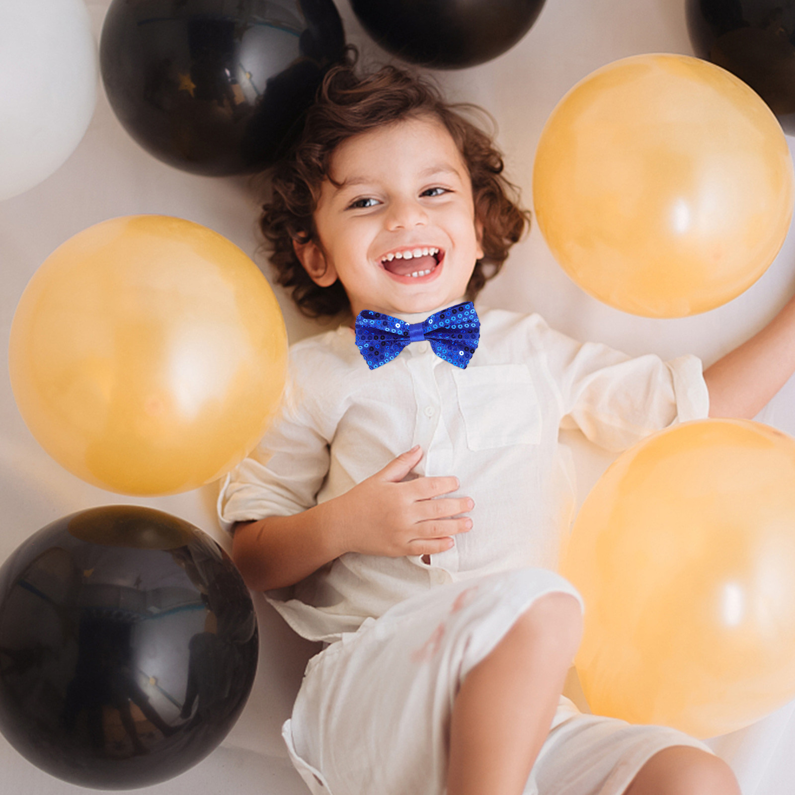 5Pcs Children's Sequin Bow Tie - đánh giá và giá Bow Tie Pre Tied