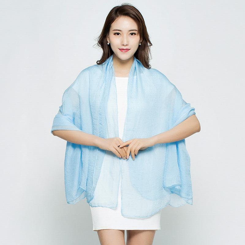 Dài Khăn Mùa Hè Quấn Khăn Choà - đánh giá và giá Silk Neck Scarf