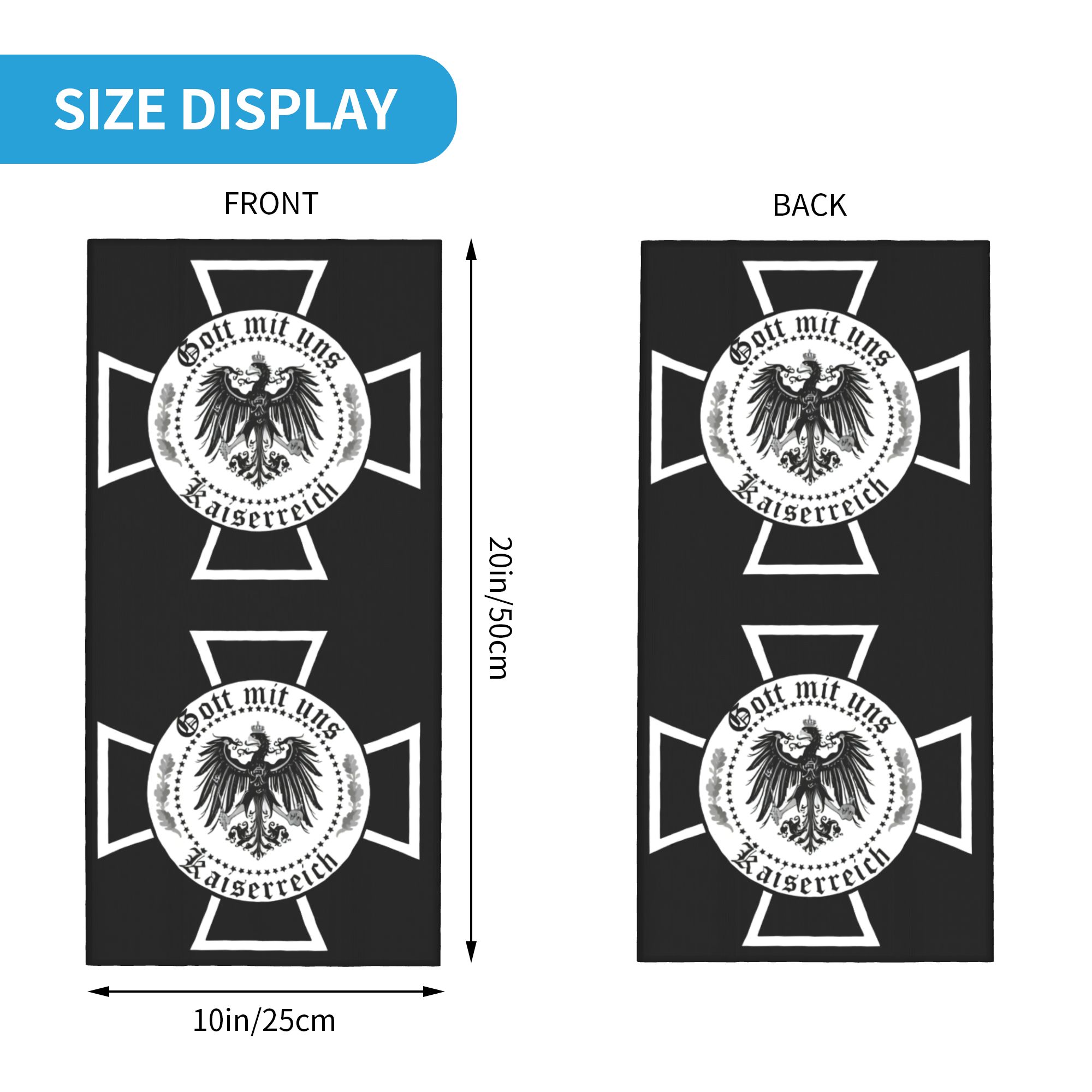 Custom German Empire Eagle Cro - đánh giá và giá Neck Warmer Tube