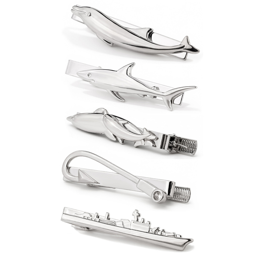Creative Marine Animal Tie Cli - đánh giá và giá Tie Clip Silver