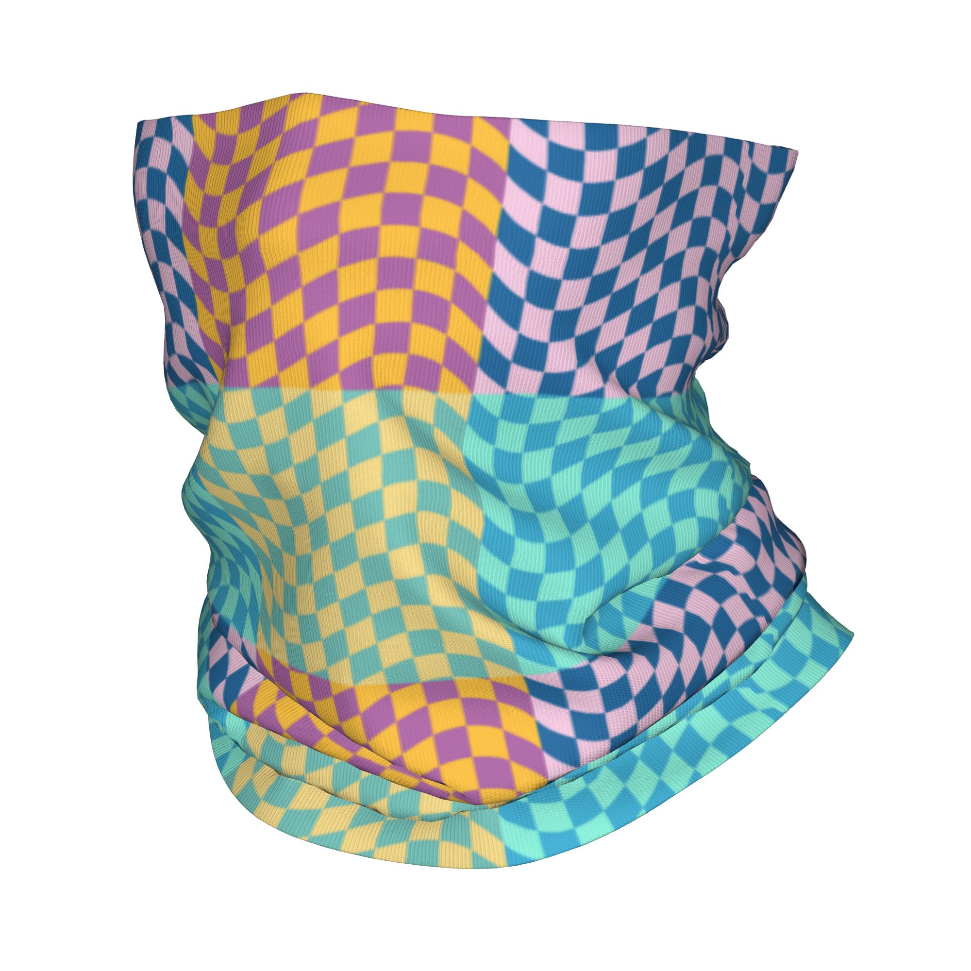 Custom Colored Checkered Banda - đánh giá và giá Neck Warmer Tube