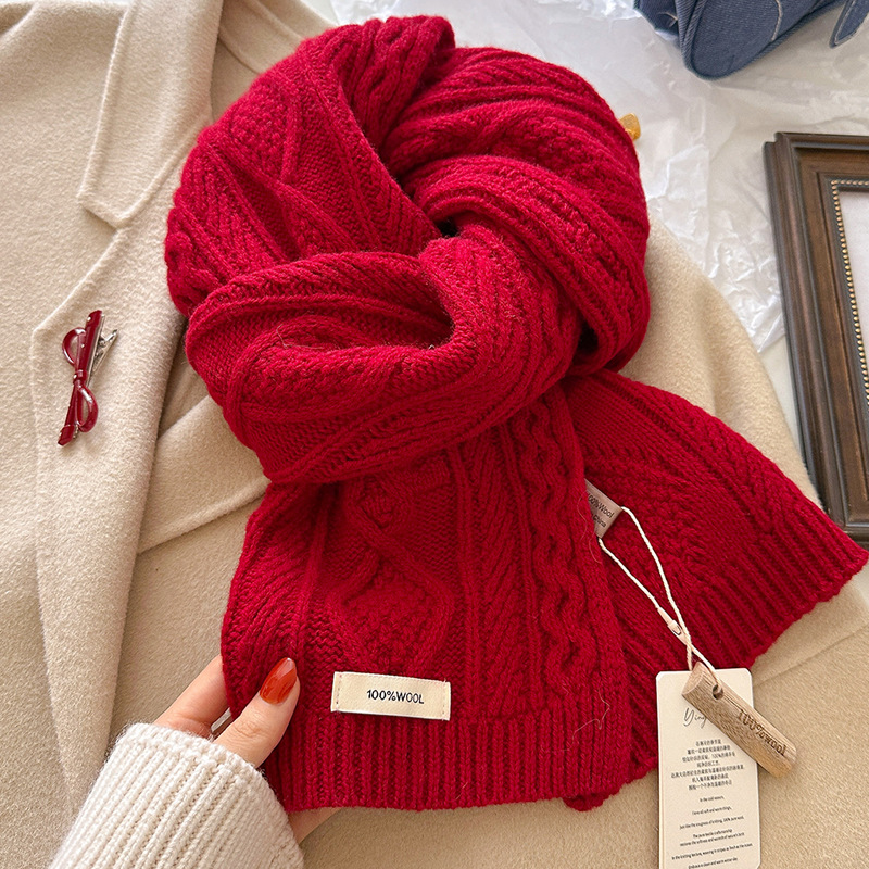Luxury 100% Wool Scarf Women M - đánh giá và giá Muffler Men Wool