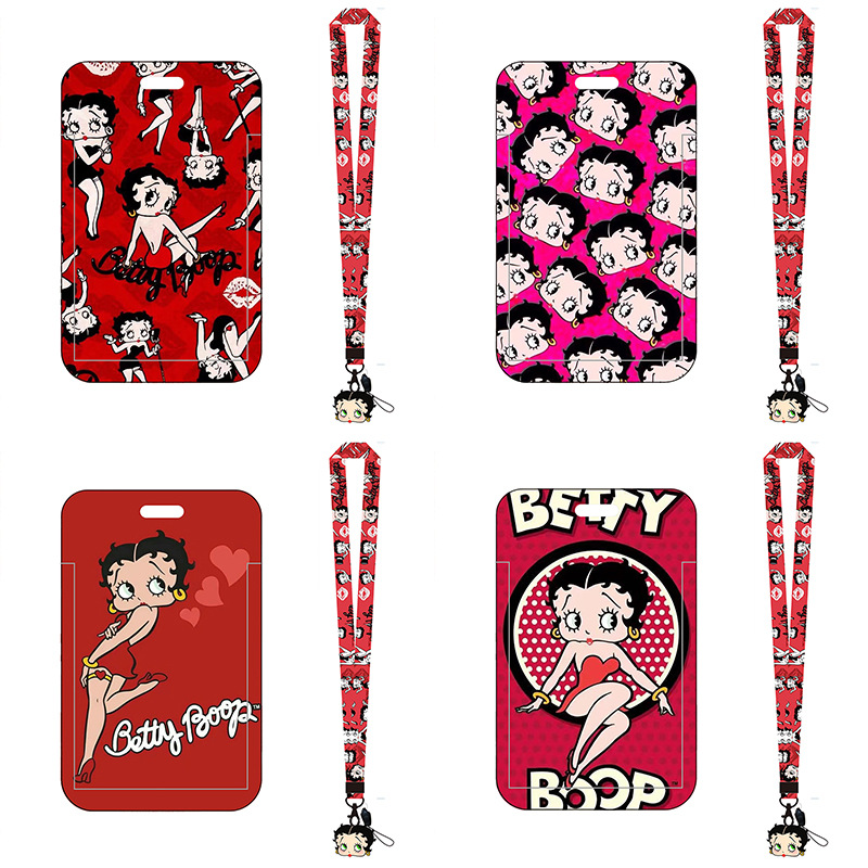 Betty Boop series anime bus ca - đánh giá và giá Lanyard Badge Holder