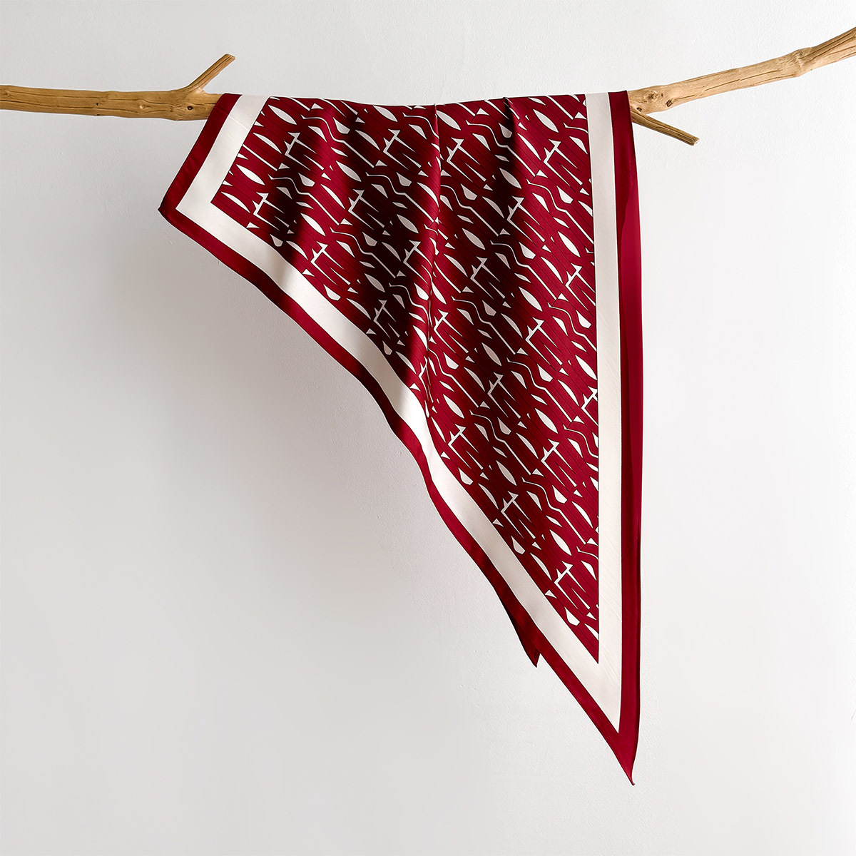 Spring Printed Square Scarf Fo - đánh giá và giá Scarf Silk Square